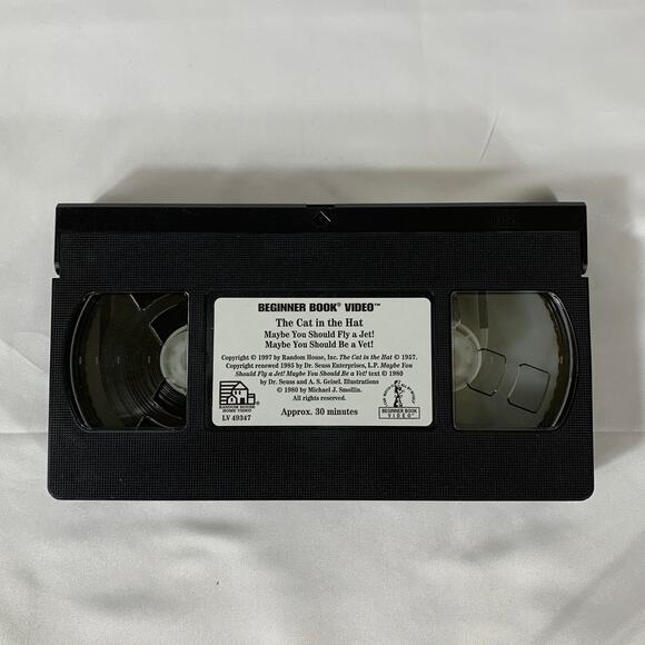 Dr Seuss - The Cat In The Hat and Maybe You Should Fly A Jet! Maybe Be A Vet VHS - Picture 7 of 11